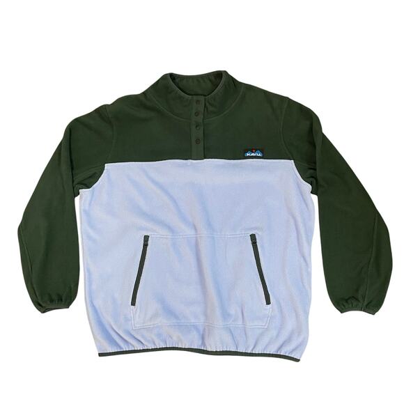 Kavu Cavanaugh Fleece Pullover Colorblock Lightweight Unisex Women’s XXL - Picture 3 of 16
